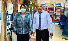 يافا بن دافيد تزور مدرسة الأمل الابتدائية في الرملة